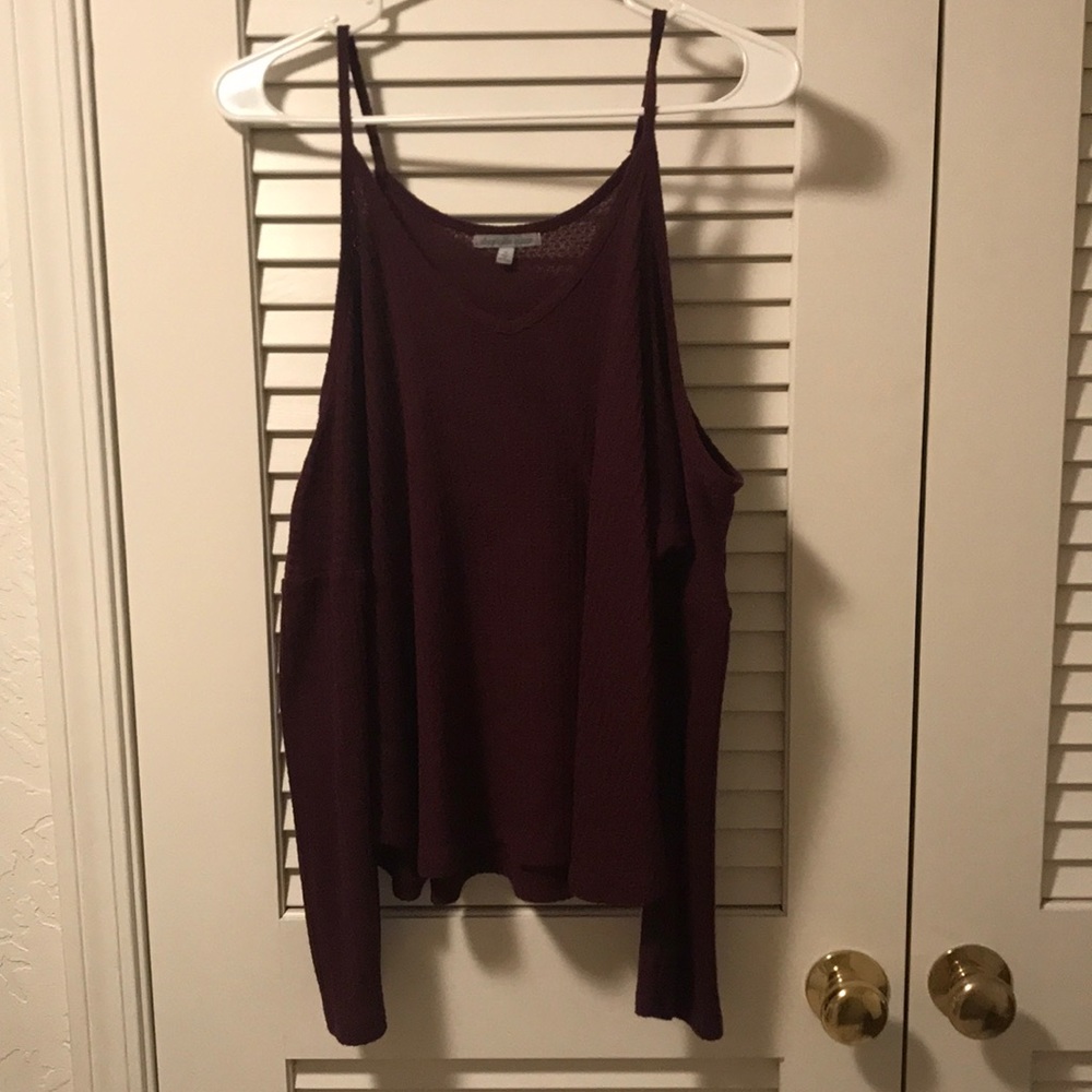 Charlotte Russe maroon top